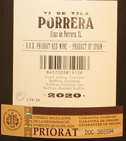 deuna GmbH KG | 2020 Vi de Vila de Porrera Doppelmagnum Priorat D.O.Q ...